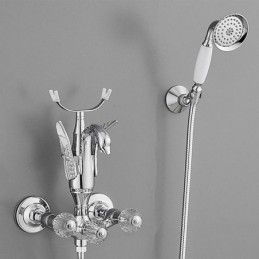 Modern sárgaréz Swan falra...