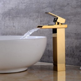 Tap Set Waterfall Gold...